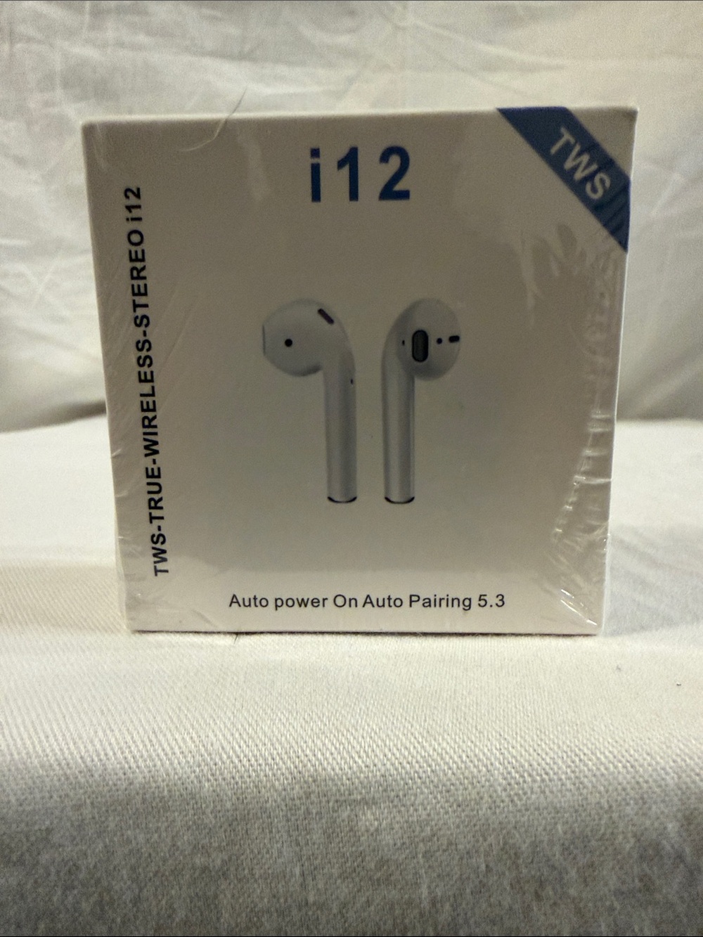 i12 True Wireless stereo Earbuds Bluetooth 5.3 - White